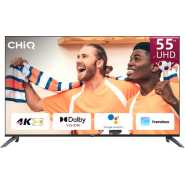 CHiQ 55″ 4K UHD Smart QLED Android 11 TV U55H7 – Silver Black