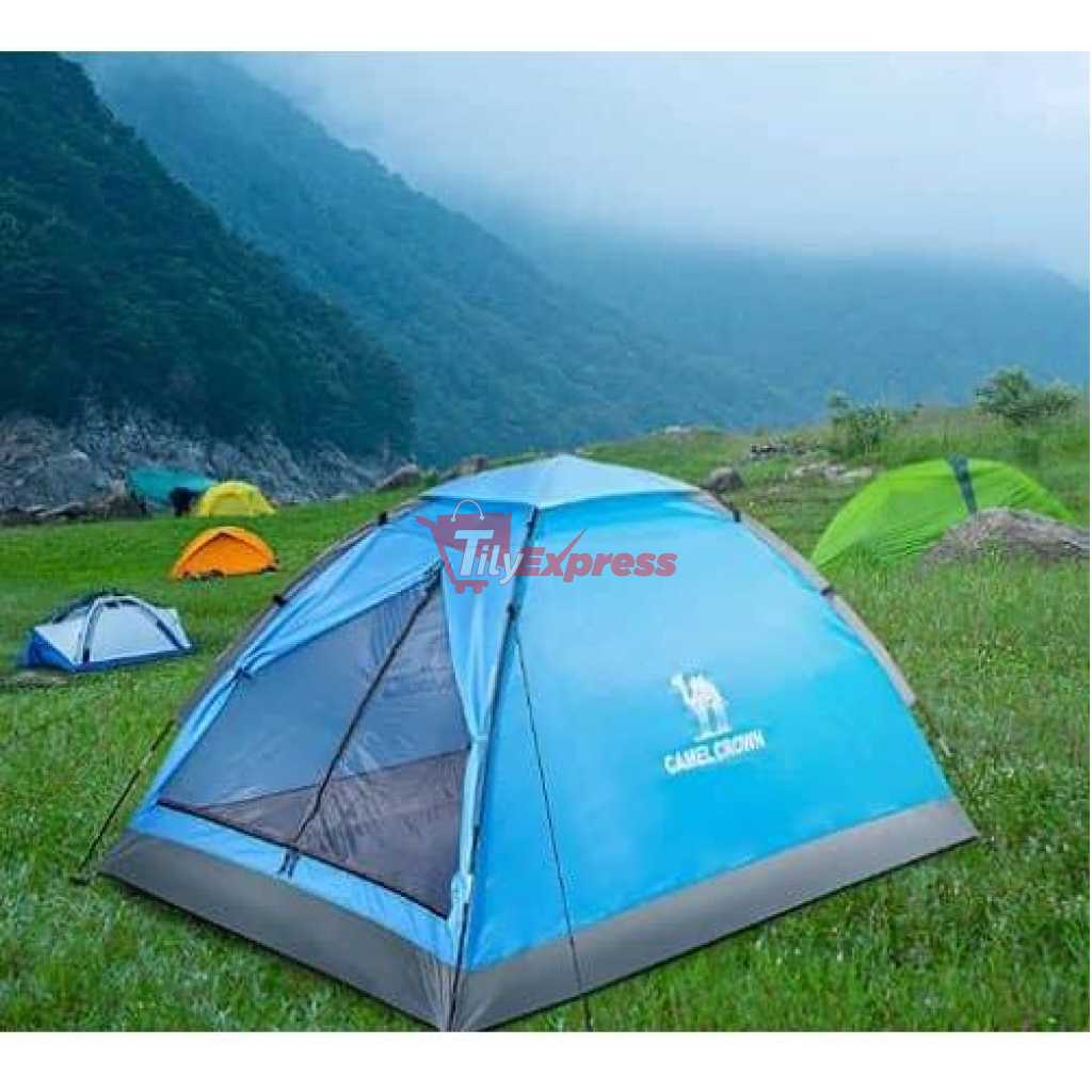 2/3/4 Person Camping Tent with Removable Rain Fly, Easy Setup Outdoor Tents Water Resistant Lightweight Portable for Family Backpacking Camping Hiking Traveling- Multicolor