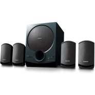 SONY 4.1ch Home Theatre Satellite Speakers SA-D40; 80W, USB, Audio In, Bluetooth, Remote - Black