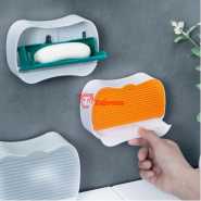 Wall Mounted Kitchen, Bathroom Soap Dish Holder -Multi-Colours