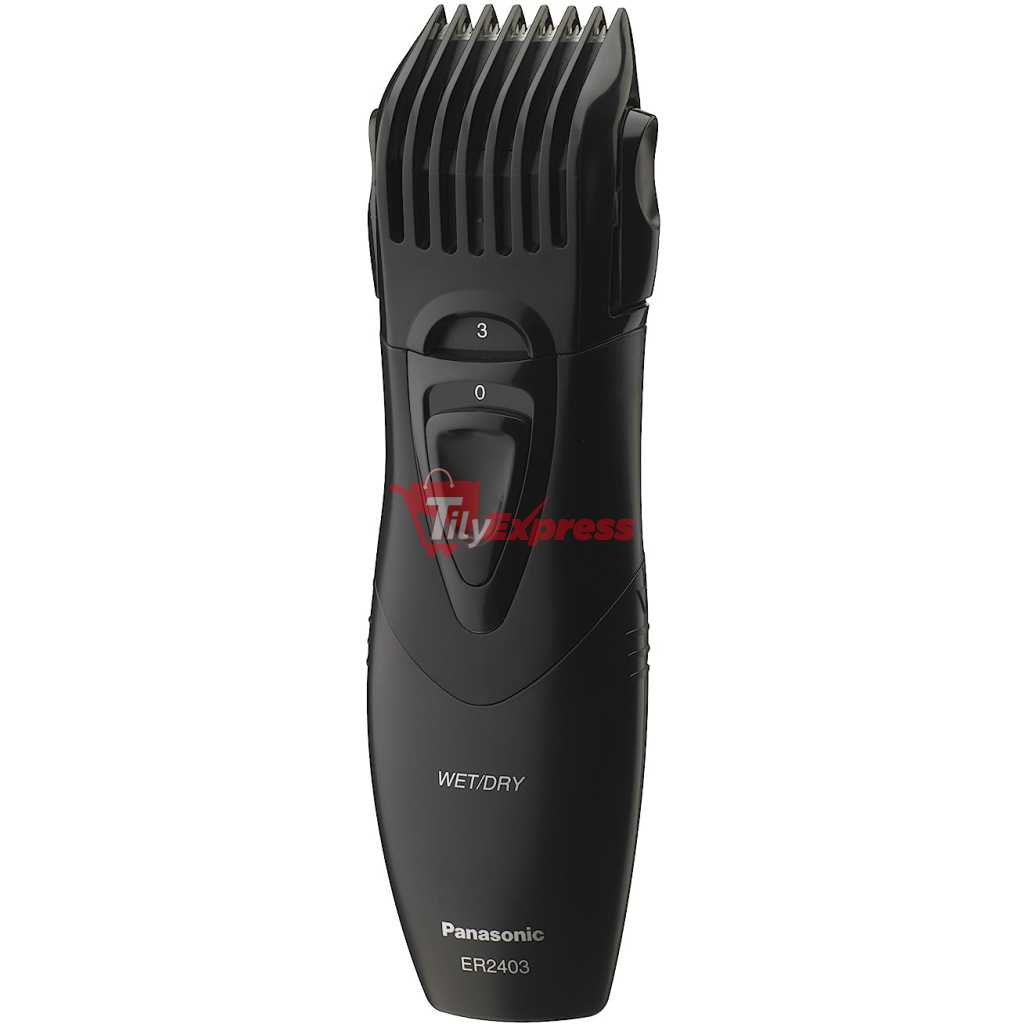 Panasonic ER2403K Moustache & Beard Trimmer W/ 5 - Electric Shaver - Black