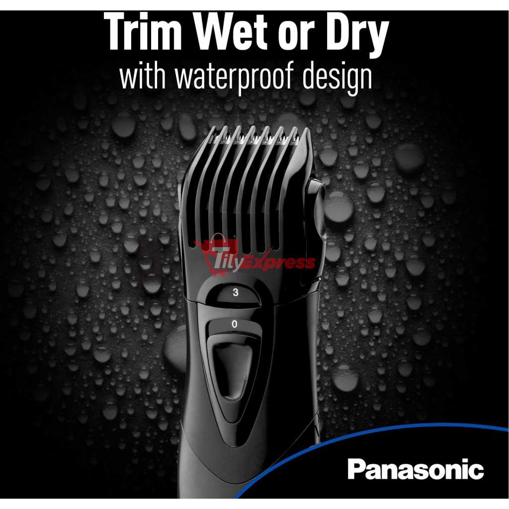 Panasonic ER2403K Moustache & Beard Trimmer W/ 5 - Electric Shaver - Black