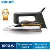 Philips Original Iconic Classic Dry Flat iron Linished Soleplate HD1172 - 1000 Watts - Grey/Silver