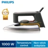 Philips Original Iconic Classic Dry Flat iron Linished Soleplate HD1172 - 1000 Watts - Grey/Silver
