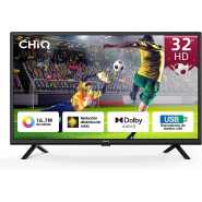 CHiQ 32-Inch Digital HD LED TV With In-built Decoder L32G5W (Frameless), USB Blue-Ray Decoder, Dolby Audio, Tuner (DVB-T/T2/C/S/S2), HDMI/USB/Ci/RF - Black