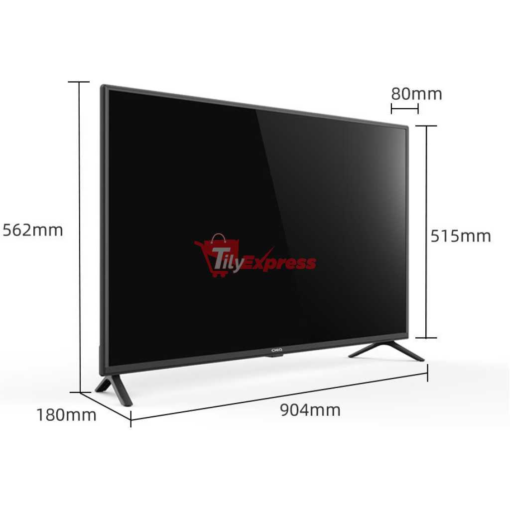 CHiQ 40-Inch LED Digital TV L40G5W; HDMI, USB, Inbuilt Free To Air Decoder – Black Digital TVs TilyExpress 2