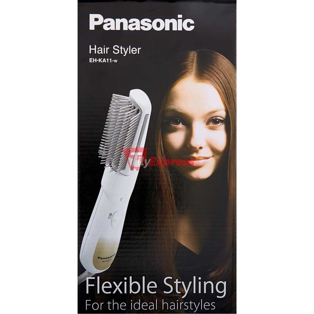 Panasonic EH-KA11 Hair Styler, Flexible Styling For The Ideal HairStyle - White