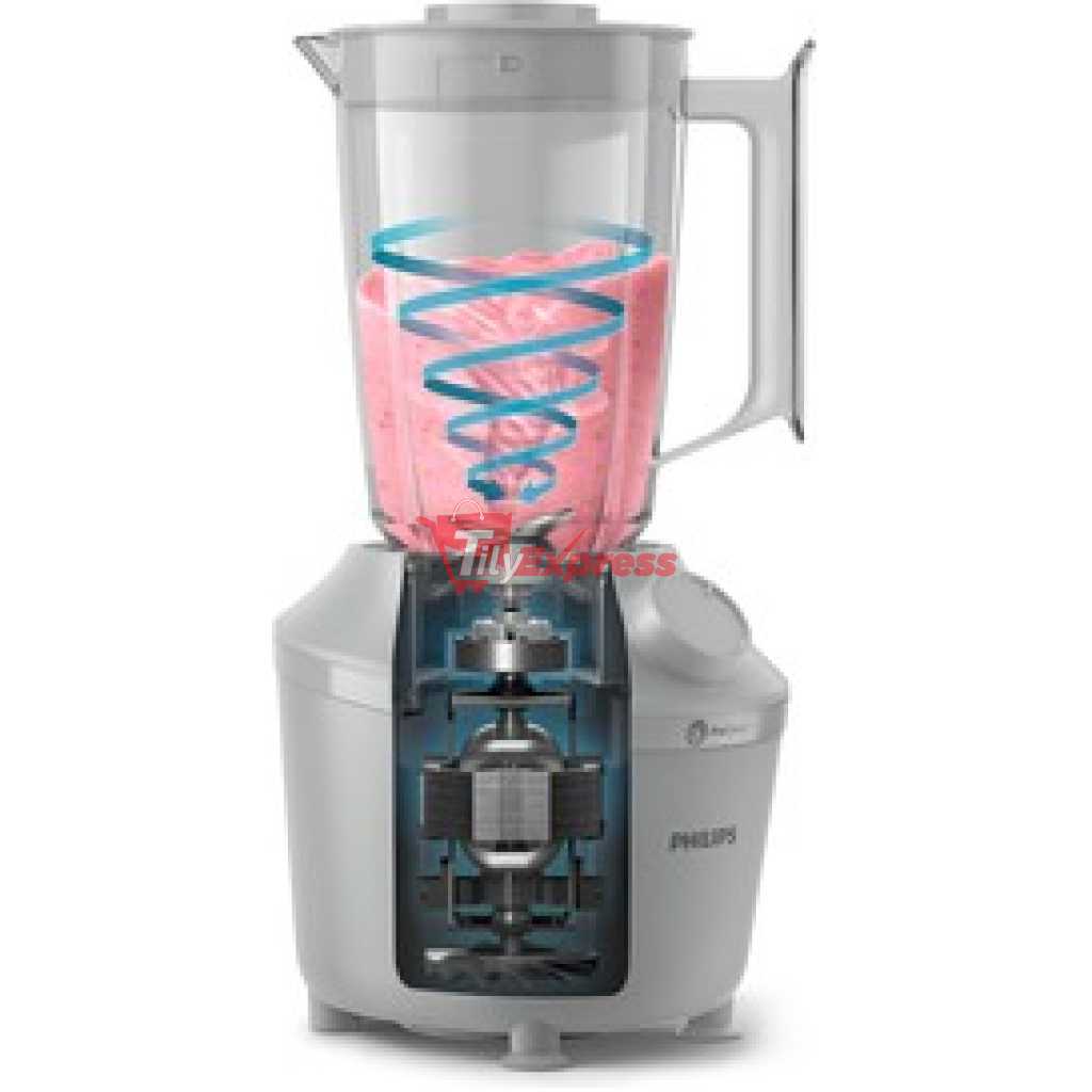 Philips Blender (450w/1L) HR2041/10 - White