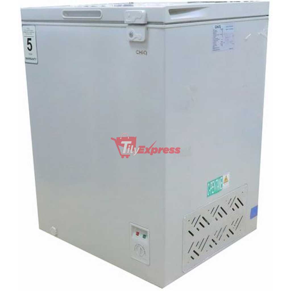 CHiQ 184L Chest Freezer, Single Door Deep Freezer CCF184 – Gray