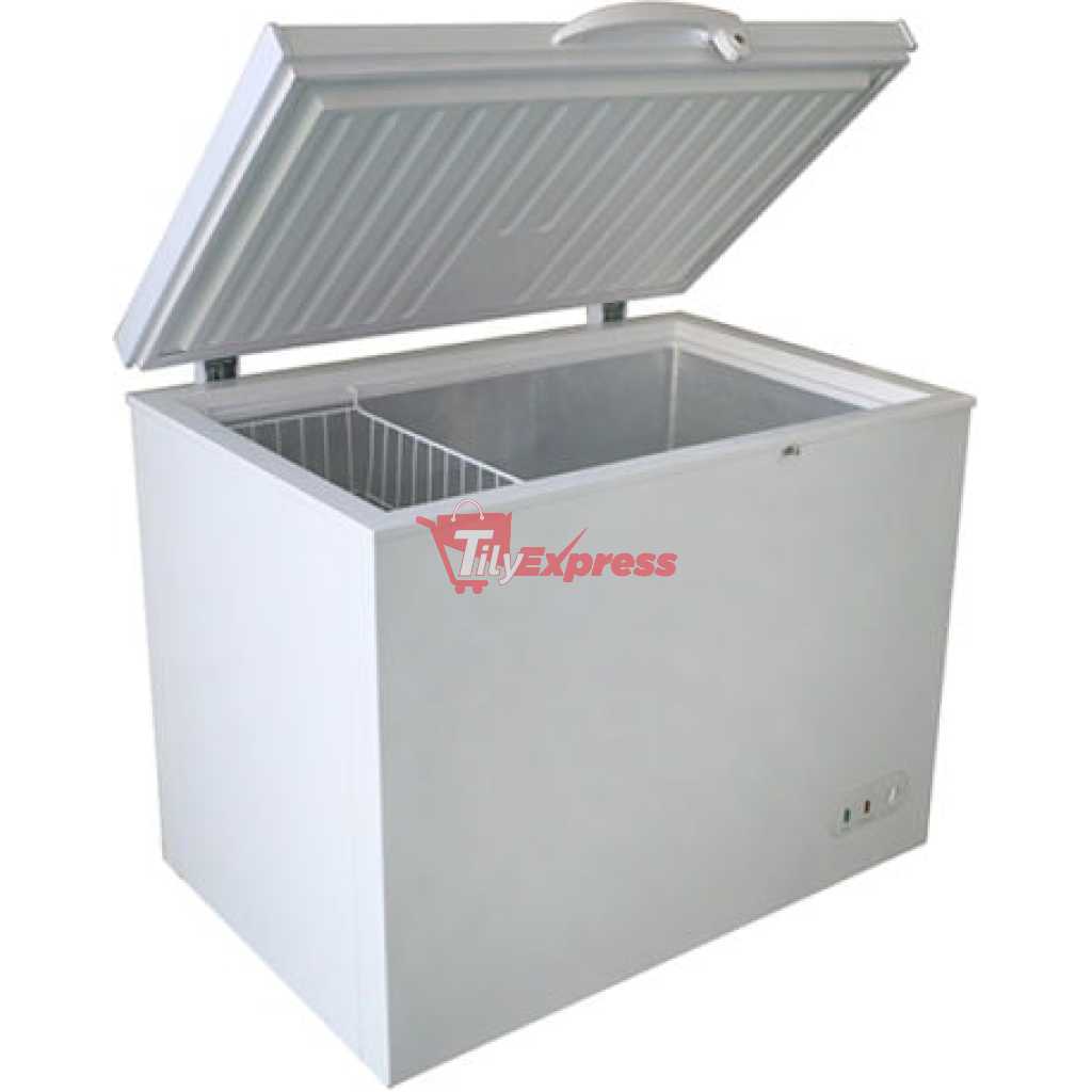 CHiQ 330L Chest Freezer, Single Door Deep Freezer CCF330 – Gray
