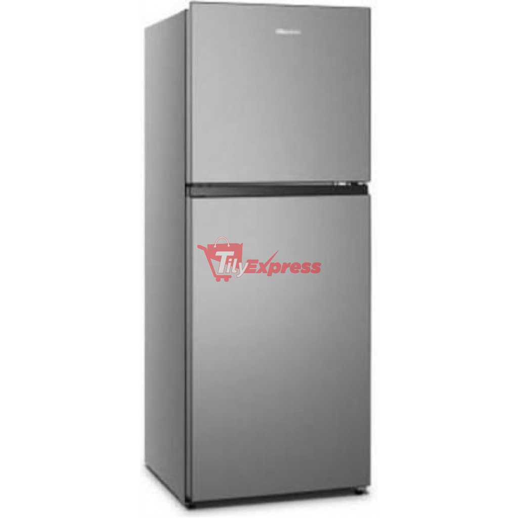 Hisense 266L Fridge RT266N4DGN; Double Door Top Mount Freezer Frost Free Refrigerator - Silver