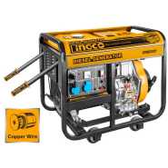 INGCO Diesel Generator 5000W GDE50001 - Yellow