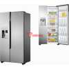 Hisense 670L Side-by-side FridgeWwith Dispenser RC-67WS4SB1; Auto Defrost, Multi-Air Flow System Refrigerator - Silver