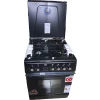 YES Full Gas Cooker 60x60cm YS-6640GTG; 4-Gas Burners, Gas Oven & Grill, Auto Ignition - Silver
