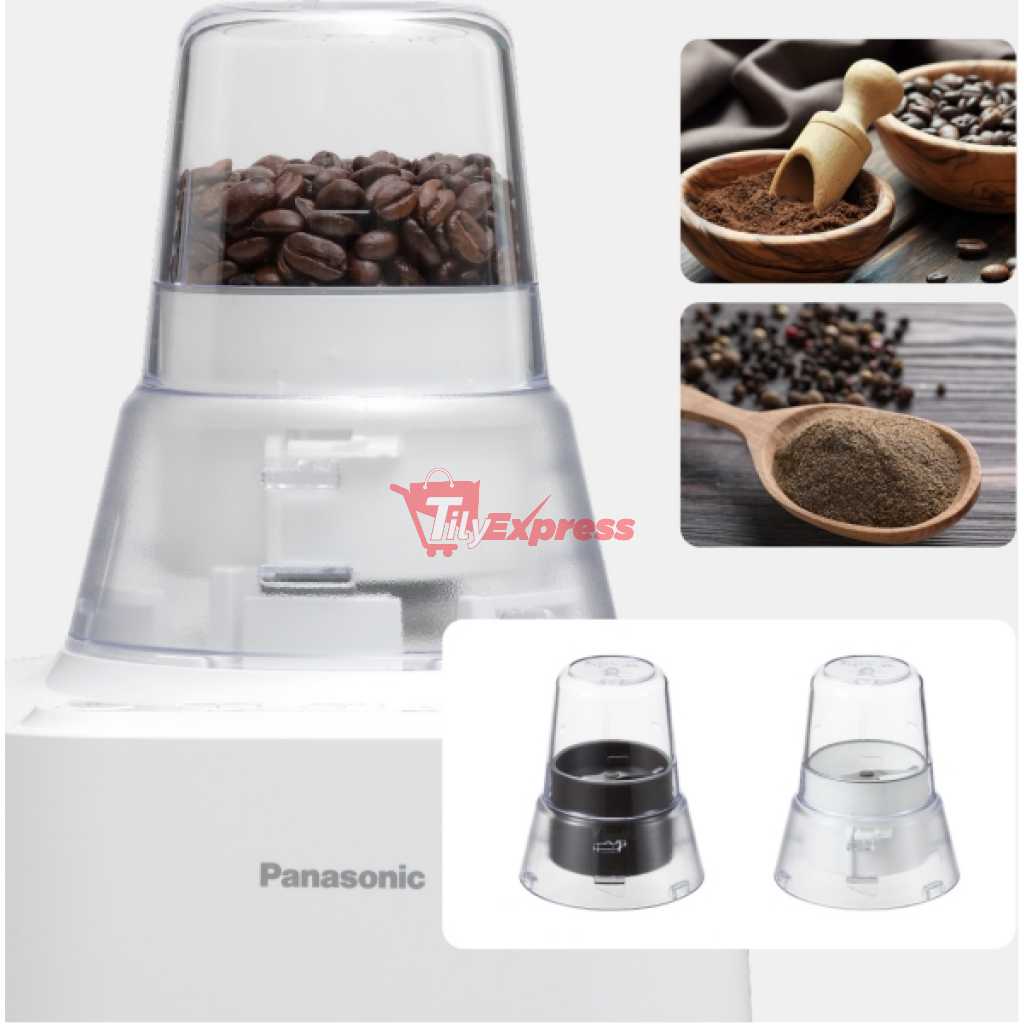 Panasonic Smoothie Blender MXMG5421CTZ; 800W , Ice crusher with glass jug + 2 mills