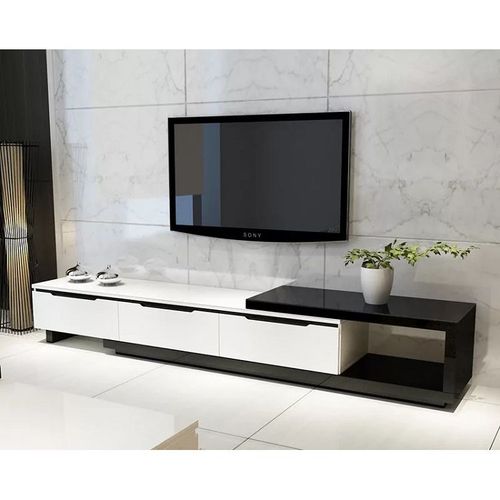 Modern Television Unit - Black & White