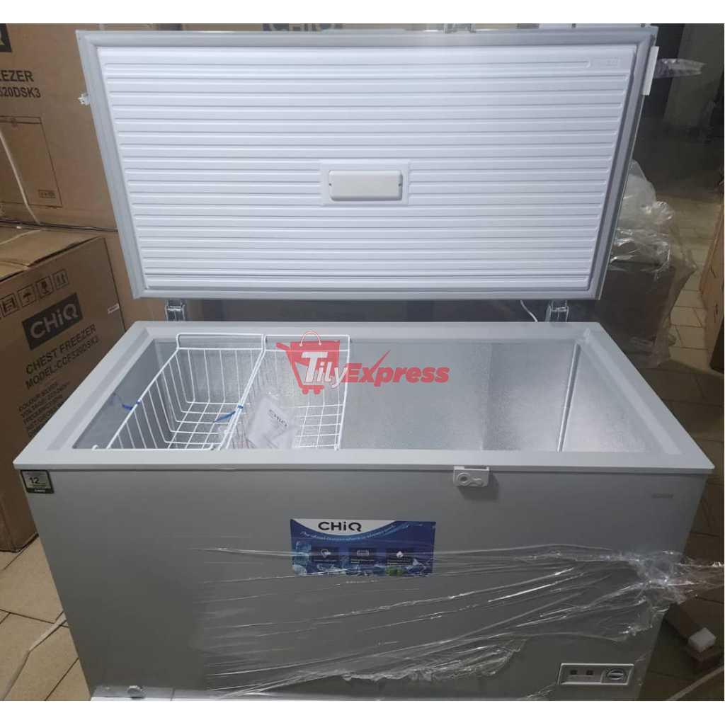 CHiQ 520-Litres Chest Freezer | 520L Deep Freezer Single Door CCF520