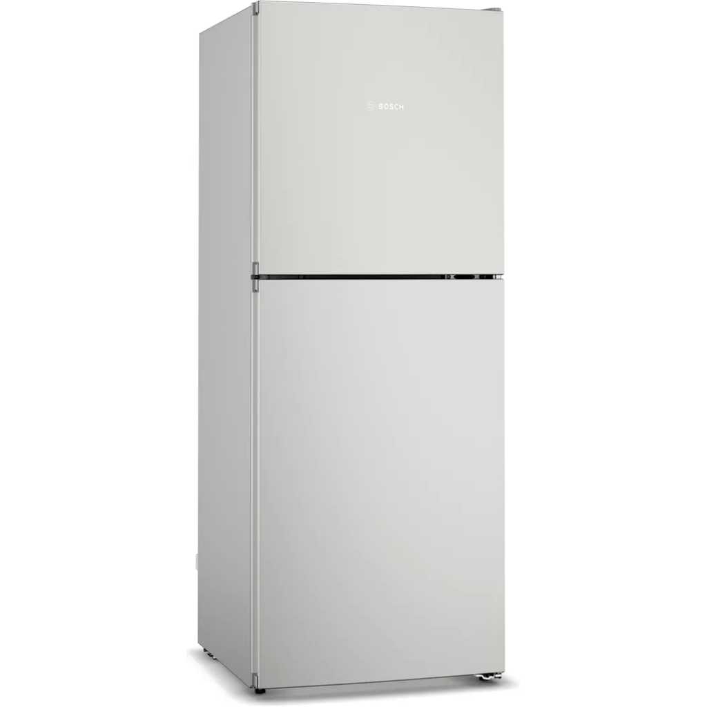 Bosch 260 Litre Fridge KDN26N12N5; Frost Free Freestanding 2-Door Top Freezer Refrigerator - Inox