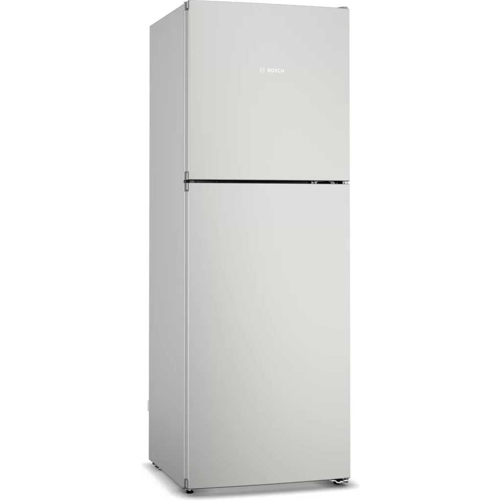 Bosch 300-Litre Fridge KDN30N12N5; Double Door Series 2 Frost Free Refrigerator With Top Freezer - Inox