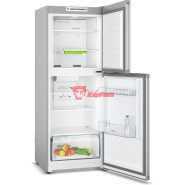 Bosch 260 Litre Fridge KDN26N12N5; Frost Free Freestanding 2-Door Top Freezer Refrigerator - Inox