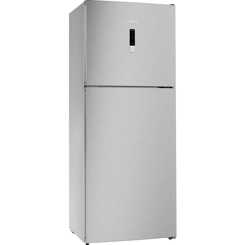 Bosch 430 Litre Fridge KDN43VL2N5; Freestanding 2-Door Top Freezer Refrigerator - Inox