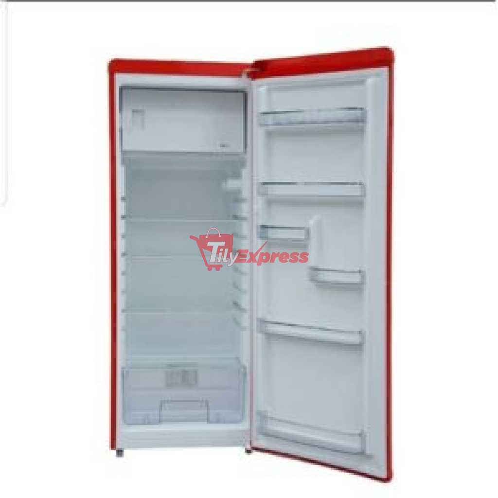 Hisense 230L Single Door Fridge RR229D4RED; Water Dispenser, Defrost Refrigerator - Red