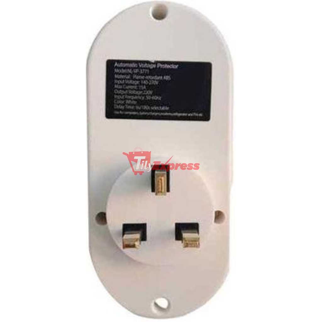 Saachi 15 Amps Voltage/Power Guard (All Electronic Equipment guard) - White