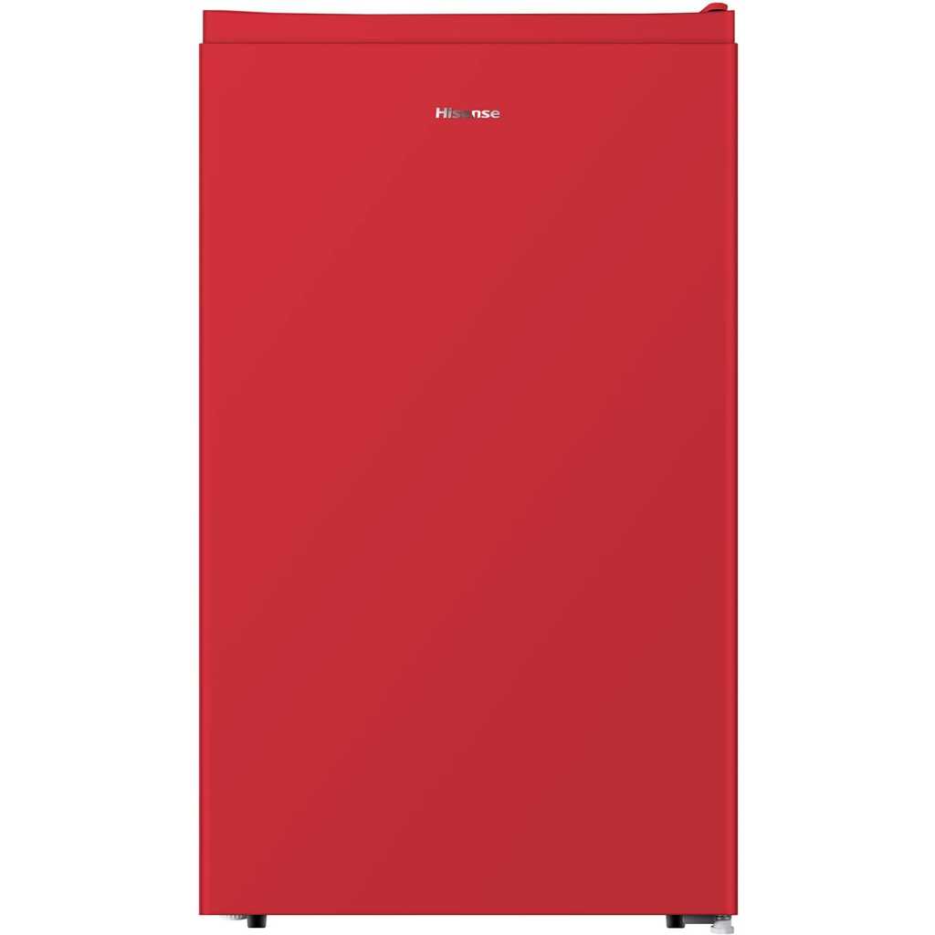Hisense 120 L Direct-Cool Single Door Mini Refrigerator, RR120DARED Defrost Fridge - Red