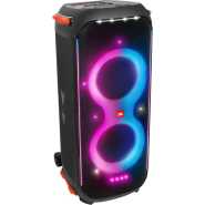 JBL PartyBox 710 - Party Speaker with Powerful Sound, Built-in Lights and Extra Deep Bass, IPX4 Splashproof, App/Bluetooth Connectivity, Made for Everywhere with a Handle and Integrated Wheels (Black)