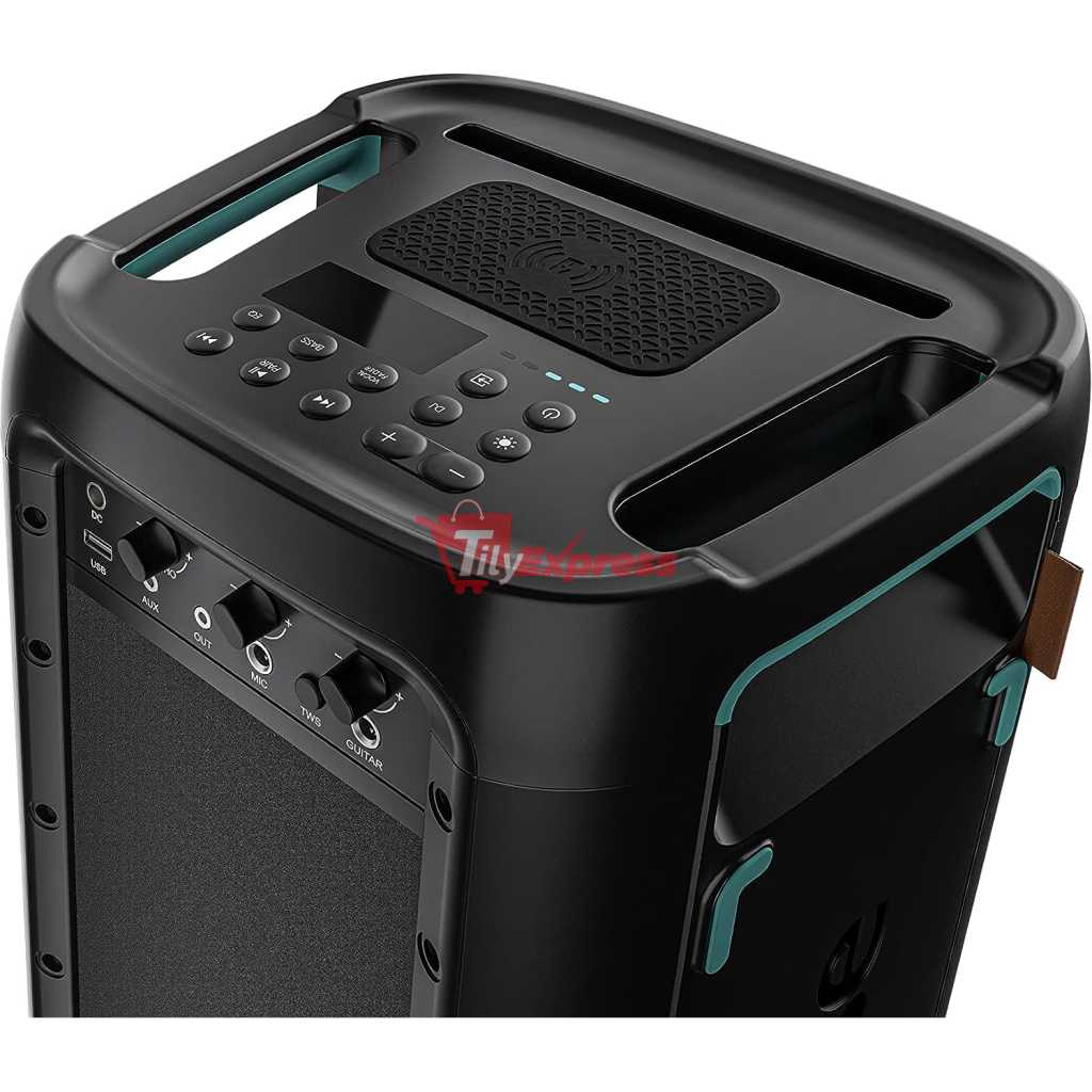 Hisense Ultimate Wireless Outdoor/Indoor Party Speaker With Subwoofer HP100, 2.0CH, 300W, IPX4 Waterproof,15 Hour Long-Lasting Battery, Bluetooth5.0, DJ And Karaoke Mode (2023 Model)