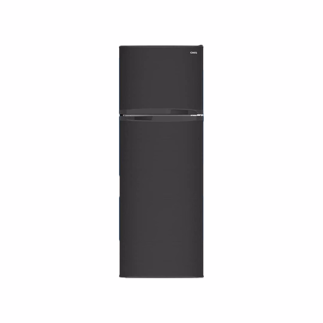 CHiQ 260 Liters Double Door Fridge, 260L - Black