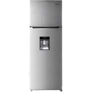 CHiQ 270-Litre Fridge CTM270DBIK3; Water Dispenser Top Mounted Double Door Fridge Refrigerator -Silver