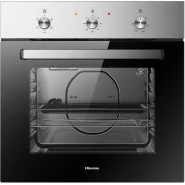 Hisense 60cm Built-in Oven HBO60202; 67-Litres, Stainless Steel Electric Oven - Silver