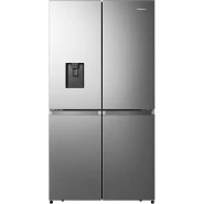 Hisense 730L French Door Fridge RQ-73WC4SW1; 4-Doors, Frost Free Refrigerator With Water Dispenser - Stainless Steel
