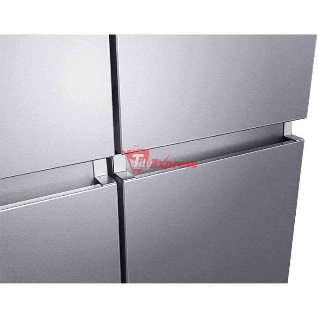 Hisense 730 - Litre French Door Fridge RQ-73WC4SW1; 4-Doors, Frost Free Refrigerator With Water Dispenser - Stainless Steel