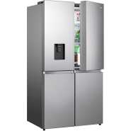 Hisense 730 - Litre French Door Fridge RQ-73WC4SW1; 4-Doors, Frost Free Refrigerator With Water Dispenser - Stainless Steel