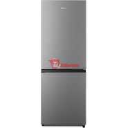 Hisense 290-Litre Double Door Fridge; Bottom Freezer Defrost Refrigerator | RB290D4S - Inox