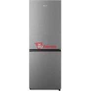 Hisense 290-Litre Double Door Fridge; Bottom Freezer Defrost Refrigerator | RB290D4S - Inox