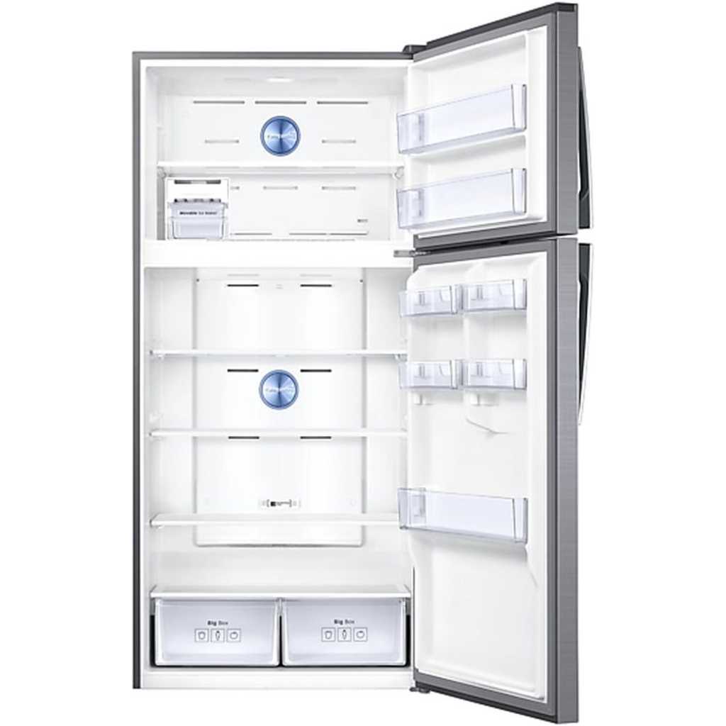 Samsung 600-Litres Fridge RT60 K6341SL; Double Door Frost Free Refrigerator | Twin Cooling |Top Mount Freezer - Inox