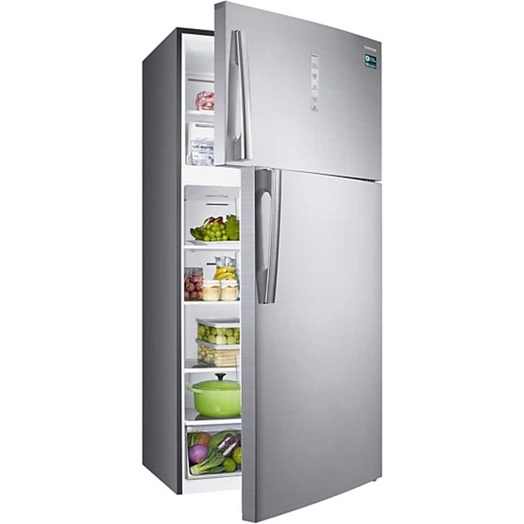 Samsung 600-Litres Fridge RT60 K6341SL; Double Door Frost Free Refrigerator | Twin Cooling |Top Mount Freezer - Inox