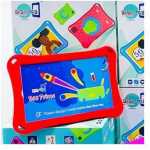 Bebe B88 Prime 5G Kids Tablet, 8", 128GB ROM, 4GB RAM, 3500mAh- Red