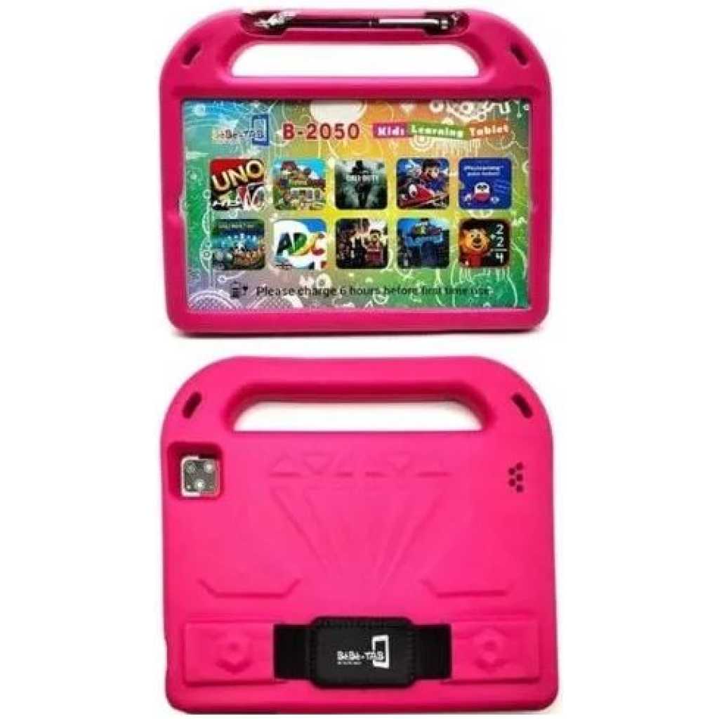 Bebe Tab B2050 Kids Tablet - 10" Display, 256GB ROM + 6GB RAM, Dual SIM - Pink