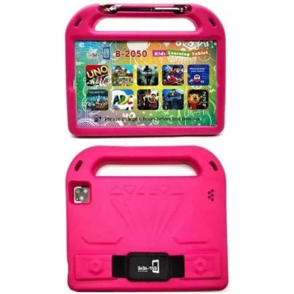 Bebe Tab B2050 Kids Tablet - 10" Display, 256GB ROM + 6GB RAM, Dual SIM - Pink