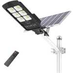 300W Solar LED Outdoor Waterproof Security Street Light With Remote