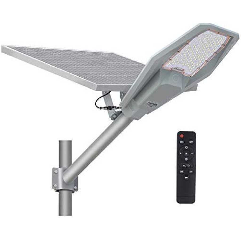 Solar 300W Solar LED Outdoor Security Street Light - Grey