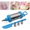5 Pieces Cake Decorating Tool With Spatula/Blue