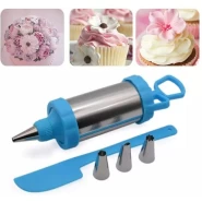 5 Pieces Cake Decorating Tool With Spatula/Blue