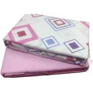 Bedsheets with 4 Pillowcases - Pink