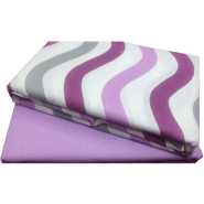 Bedsheets with 4 Pillowcases - Purple