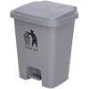 DEL UK 30L Step-On / Foot Pedal Waste Bin- Grey